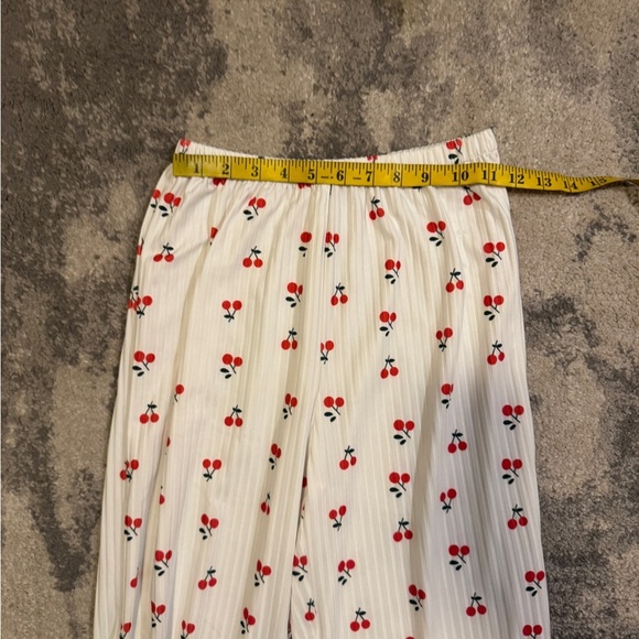 Source Unknown White and Red Cherry Pajama Set - Picture 5 of 7